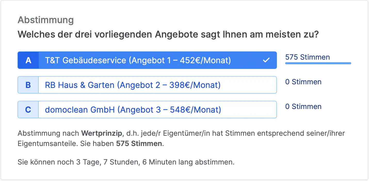 Abstimmung